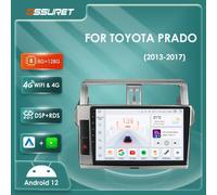 Autoradio multimediale Android 12 con lettore video stereo per Toyota Land Cruiser Prado 150 2013 2014 2015-2017 7862 2din GPS Carplay