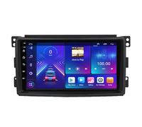 Autoradio Multimediale Android 14 per Benz Smart Fortwo 451 2005-2010 - Schermo touch da 9" Autoradio Multimediale Bluetooth Wireless Carplay + Android Auto - Telecamera di retromarcia - SWC RDS (P5 8