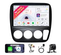 Autoradio multimediale stereo Android 13 per Honda CR-V CRV 1997-2001 - Schermo touch QLED da 9,5" Kit cruscotto aggiornato CarPlay Android Auto Navigazione GPS Bluetooth WiFi SWC 5G(8 core 4+64 GB)