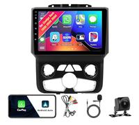 Autoradio multimediale stereo per Dodge Ram 1500 2500 3500 2013-2019 Android 13 9" IPS Touch Screen Navigazione GPS Kit di aggiornamento cruscotto CarPlay Android Auto WiFi Telecamera(8 Core 4+32 GB)