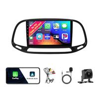 Autoradio multimediale stereo per Fiat Doblò 2015-2019, Android 13, schermo touch IPS da 9", CarPlay, Android Auto, navigazione GPS, DSP, 5G, kit di aggiornamento per telecamera di retromarc