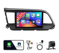Autoradio multimediale stereo per Hyundai Elantra 2019 2020 Android 13 9" IPS Touch Screen Navigazione GPS Kit di aggiornamento cruscotto CarPlay Android Auto WiFi Telecamera(8 Core 4+32 GB, A)
