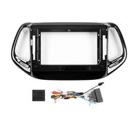 Autoradio Navigation Android Radio Telaio di montaggio Mask Bracket con cablaggio Specifico Progettato per Jeep Compass 2017 2018