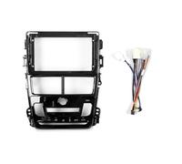 Autoradio Navigation Android Radio Telaio di montaggio Mask Bracket con cablaggio Specifico Progettato per Toyota Vios/Yaris 2018 2019 AT