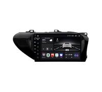 Autoradio Navigazione per auto Radio Bluetooth Sat Nav GPS touchscreen da 9 pollici Android 15 per Toyota Hilux Pick Up AN120 2015-2020 Car Play Android Auto BT5.0 GPS IPS1280*720 Telecamera posterior