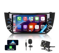 Autoradio para Fiat Punto (2010-2016) / Linea (2012-2015) Wireless CarPlay Android Auto Stereo Auto Bluetooth 7 pollici IPS con Pantalla Táctil con FM/GPS/SWC/Mirror Link