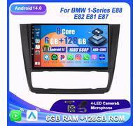 Autoradio Per BMW 1-Series E88 E82 E81 E87 Navi Car Play Android14 GPS DAB+ DSP