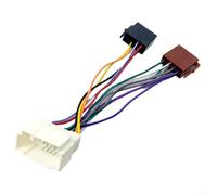 Autoradio per cavo adattatore ISO, 16 pin autoradio per cavo adattatore ISO cablaggio per 1999-2008 connettore interfaccia audio veicolo femmina a ISO maschio