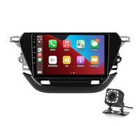 Autoradio per Corsa F 2019-2023, radio touchscreen da 9" con CarPlay e Android Auto, navigazione GPS, Bluetooth, HiFi, FM RDS, SWC, telecamera per la retromarcia (8 core 2+32 GB)