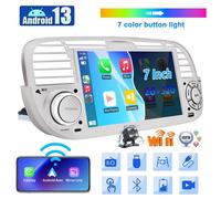 Autoradio per Fiat 500 2007-2015 Android 13 Auto Fit Apple CarPlay + telecamera