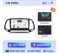 Autoradio per FIAT DOBLO 2015-2019 4G+64GB AndroidAuto-CarPlay Wireless 4G+WIFI.