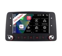 Autoradio Per Fiat Panda Modello 169 2003-2012 Con Wireless Carplay Android Auto senza fili Mirror link,Auto Radio Con Schermo HiFi Bluetooth RDS/FM+CANBUS