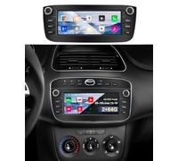 Autoradio per FIAT Punto Evo 2012-2015/Linea 2012-2015 con Android Auto e CarPlay Wireless, Car radio Bluetooth Android Stereo [2G+64G] con Telecamera Posteriore/Microfono/Canbus Box/App Store