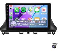 Autoradio per Fiat Scudo 2022-2024, stereo con touchscreen Android da 15 pollici e 10 pollici, navigazione GPS, CarPlay e Android Auto, comandi al volante, radio FM, ventola di raffreddamento, Wi-Fi