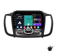 Autoradio per Ford Escape C-Max Kuga 2013-2018 schermo touch radio Carplay Android Auto Wi-Fi navigazione GPS Bluetooth radio FM comandi al volante e telecamera posterio(Size:8CORE 8+256G,Color:9INCH)