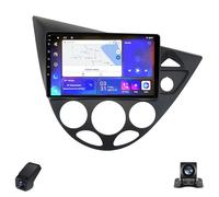 Autoradio per Ford Focus 1 LHD RHD 1998-2005 Android 14 Radio Touch Screen 4-Core 9-Inch/Wireless CarPlay/Android Auto/SWC/WiFi/GPS/Bluetooth/Radio FM/ADAS DVR/Telecamera posteriore(Rhd,X2)
