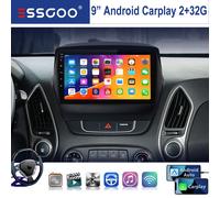 Autoradio Per Hyundai iX35 2010-2015 2+32G Carplay Android13 GPS WIFI SWC USB BT