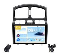 Autoradio per Hyundai Santa Fe SM 2000-2012 Touch Screen Android 13 Autoradio 9-Inch/Wireless CarPlay/Android Auto/WiFi/Radio FM AM RDS/GPS/Bluetooth/Telecamera Posteriore/ADAS DVR(M400S 2K)