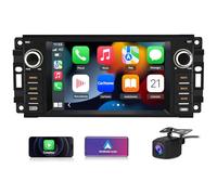 Autoradio per Jeep Wrangler JK Compass Patriot/Chrysler/Dodge RAM Charger (2+64GB con Cam)