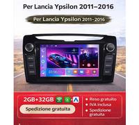 Autoradio per Lancia Ypsilon 2011-2016 Android 13 2DIN GPS CarPlay retrocamera