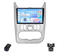 Autoradio per Renault Logan 1 Sandero 2009-2015 Android CarPlay con Schermo Tattile 9-Inch Car Radio 1280×720 Stereo per Auto/SWC/Bluetooth 5.0/FM AM RDS DSP/Wi-Fi/4GLTE/GPS/ADAS DVR(L600)