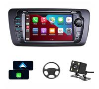 Autoradio per Seat Ibiza 2009-2013 con Carplay Wireless e Android Auto,Stereo Auto Bluetooth con 7 Schermo Bluetooth,EQ/RDS/FM/Microfono/SWC/Telecamera/GPS