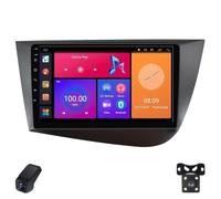 Autoradio per Seat Leon 2 2005-2012 Android 15 CarPlay con Schermo Tattile 9-Inch Car Radio 1280×720 Stereo per Auto/SWC/Bluetooth 5.0/FM AM RDS DSP/Wi-Fi/4GLTE/GPS/ADAS DVR(Lhd,L100)
