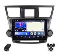 Autoradio per Toyota Highlander 2 XU40 2007-2013 Android CarPlay con Schermo Tattile 9-Inch Car Radio 1280×720 Stereo per Auto/SWC/Bluetooth/FM AM RDS DSP/Wi-Fi/4GLTE/GPS/ADAS DVR(L200)