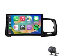 Autoradio per Vol-vo S60 V60 2011-2020 Android 14 Stereo con TouchScreen da 9" Wireless Carplay/Android Auto 1080P Bluetooth WiFi 32band DSP Audio SWC Telecamera di backup(Color:4 CORE 2+64G)