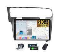 Autoradio per Volkswagen Golf 7 2013-2017 Android Radio Bluetooth 2 Din 10 Pollici 2K Touchscreen Stereo CarPlay Wireless Android Auto/4G WiFi Navigatore/DSP/FM RDS + Telecamera DVR(B,2K M200S)