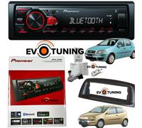 Autoradio Pioneer MP3 con Bluetooth + Mascherina Cornice per Fiat Punto 188