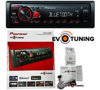 Autoradio Pioneer MVH-230BT 1 Din Bluetooth USB 1 RCA 50WX4 GAR ITALIA