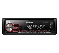 Autoradio Pioneer MVH-280FD 1-DIN, display multicolore, USB e AUX-in, equalizzatore a 5 bande, amplificatore MOSFET 4 x 100 Watt, sintonizzatore RDS, supporta il controllo diretto di iPhone e Android