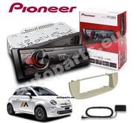 Autoradio Pioneer MVH-330DAB Bluetooth Kit Installazione per Fiat 500 dal 2007