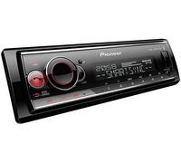 Pioneer MVH-S520BT, Autoradio 1DIN, rossa, navigazione del menù in tedesco, Bluetooth, USB, entrata AUX, controllo diretto da iPod/iPhone, vivavoce, Smart Sync