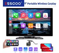Autoradio Portatile 9" Apple CarPlay Android Auto + Fotocamera 1080P For Truck