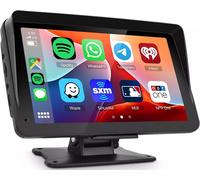 Autoradio Portatile Carplay Display per Auto, Schermo 7 Pollici IPS Touchscreen