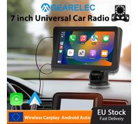 Autoradio portatile da 7 pollici Wireless CarPlay Android Auto Universal Touch Screen riproduzione Only Car Radio