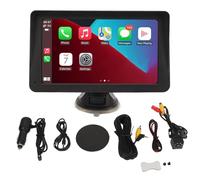 Autoradio portatile per auto e camion 12V 24V, touchscreen IPS HD da 7 pollici, Linux Wireless CarPlay e Android Auto, lettore multimediale Mirror Link Bluetooth 5.0 con (Con la fotocamera)