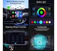 Autoradio Radio Macchina per Mazda MPV LY 2006-2016 9 Inches Android 15 Android Auto Display Steering Wheel Controls Per, 8 Core 8G+128G