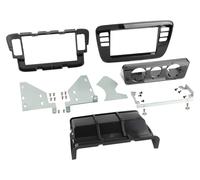 Per Skoda Citigo Autoradio Finestra Installazione Telaio 2-DIN Nero Lucido