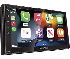 Autoradio Road Angel RA-X621BT, con Apple CarPlay, Android Auto, schermo Touch Screen Capacitivo da 7", Bluetooth, Spotify, WAZE, Navigatore Satellitare, Colore Nero