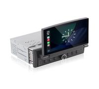 Autoradio singolo DIN con schermo a scomparsa, CarPlay wireless e Android Auto, autoradio con touchscreen a scomparsa e qualità audio di livello OEM, Bluetooth, FM/AM