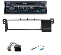 Autoradio Sony per BMW serie 3 E46 DAB+ con USB e SD Card, frontalino estrai...