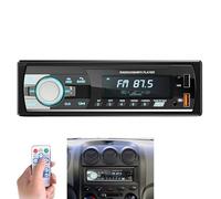 Autoradio stereo 1 DIN con lettore MP3, AUX-IN, 2 USB, TF, unità principale, chiamata in vivavoce, ricevitore Bluetooth integrato