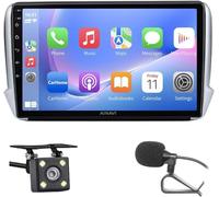 Autoradio Stereo 2 DIN Peugeot 208/2008 2012-2018 Combo con Android Auto CarPlay Wireless 10.1 Schermo per Auto GPS SWC FM Spotify Podcast USB Mic Telecamera Retromarcia
