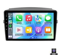 Autoradio stereo Android 15 doppio Din da 9" per Toyota Sienna 2004-2010 | Touchscreen Wireless Carplay Android Auto Navigazione GPS Bluetooth FM AUX-in Comandi al volante Telecamera di backup