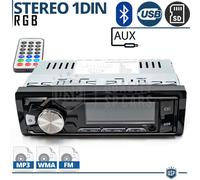 Autoradio Stereo Auto 1 DIN BLUETOOTH Radio FM, Lettore MP3, WMA, USB, SD, AUX