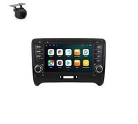 Autoradio stereo con touchscreen da 7 pollici per Audi TT MK2 2006-2014 con Carplay Android navigazione GPS con BT WiFi USB Mirror Link FM ricambi auto (8+256G)