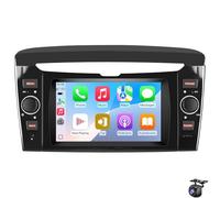 Autoradio stereo da 7"per LANCIA Ypsilon 2012-2020 con Carplay wireless/Android Auto HD Touch Screen Navigazione GPS Android WiFi Bluetooth FM/RDS Mirror Link EQ SWC Telecamera di (Color:4 CORE 1+32G)